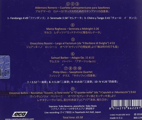 Serenata a Midnight - CD Audio di Midnight Saxophone Quartet - 2