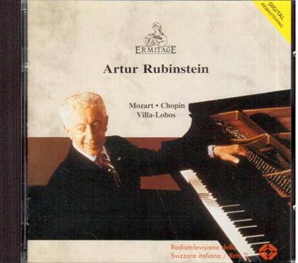 Mozart: Concerto N.23- Villa Lobos: Polichinelo- Chopin: Varie / Rubinstein - CD - CD Audio