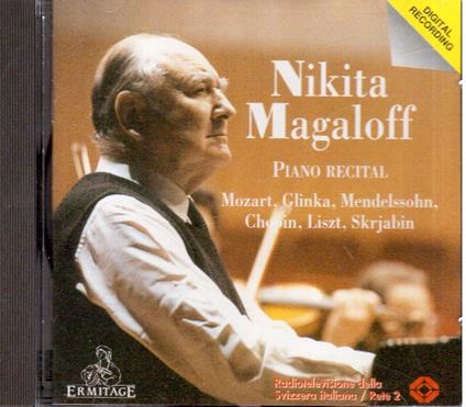 Nikita Magaloff: Piano Recital / Mozart, Glinka, Mendelssohn, Chopin, Liszt - CD - CD Audio
