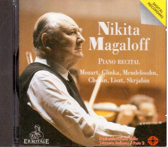 Nikita Magaloff: Piano Recital / Mozart, Glinka, Mendelssohn, Chopin, Liszt - CD - CD Audio