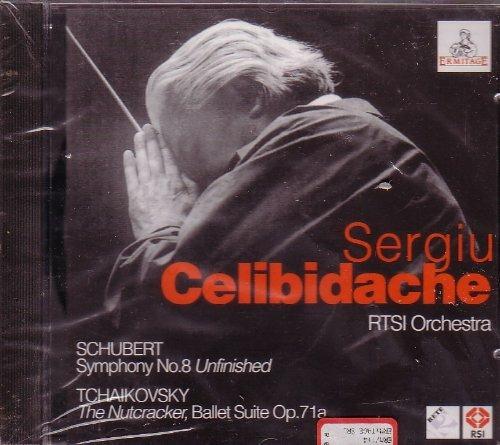 Sinfonia n.8 / Lo schiaccianoci suite - CD Audio di Franz Schubert,Pyotr Ilyich Tchaikovsky,Sergiu Celibidache