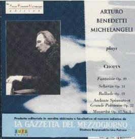 Musica per pianoforte - CD Audio di Arturo Benedetti Michelangeli