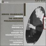 Sinfonia n.4 - CD Audio di Johannes Brahms,Sergiu Celibidache,Berliner Philharmoniker