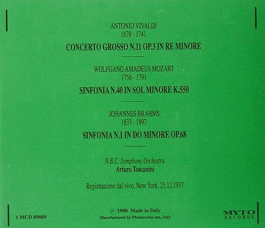 Toscanini's First Concert with the NBC Symphony Orchestra - CD Audio di Arturo Toscanini,NBC Symphony Orchestra - 2