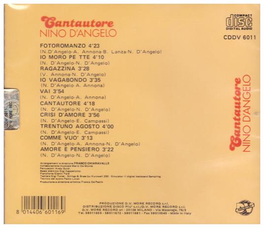 Nino D'Angelo - CD Audio di Nino D'Angelo - 2
