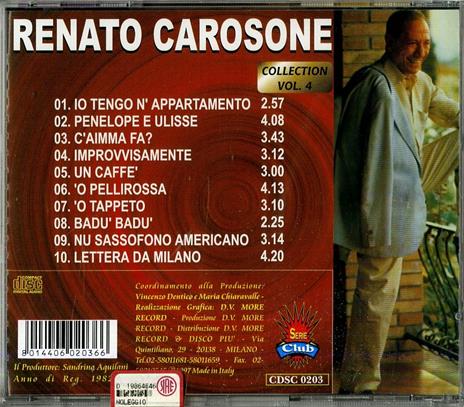 Collection vol.4 - CD Audio di Renato Carosone - 2