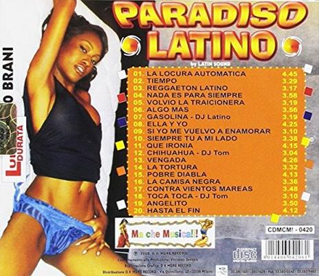 Paradiso latino - CD Audio - 2