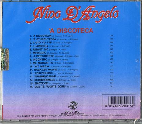 A discoteca - CD Audio di Nino D'Angelo - 2