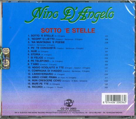 Sotto 'e stelle - CD Audio di Nino D'Angelo - 2