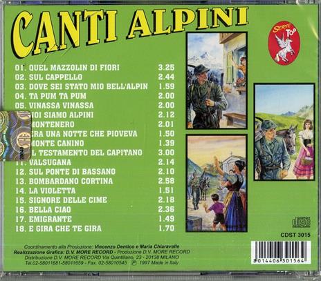 Canti alpini. Il meglio - CD Audio - 2