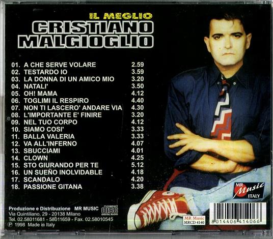 Il meglio - CD Audio di Cristiano Malgioglio - 2