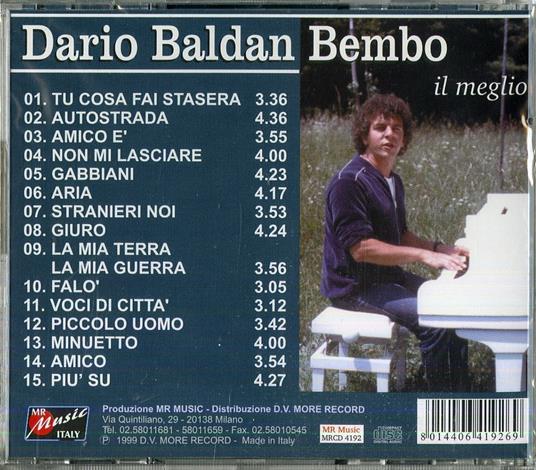 Il meglio - CD Audio di Dario Baldan Bembo - 2