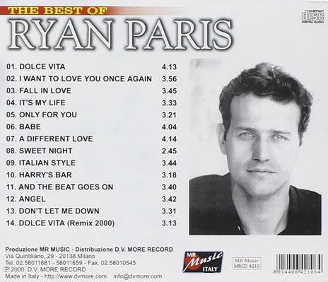 The Best of - CD Audio di Ryan Paris - 2