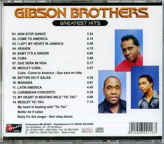 Greatest Hits - CD Audio di Gibson Brothers - 2