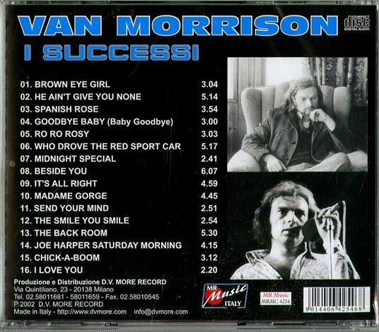I successi - CD Audio di Van Morrison - 2