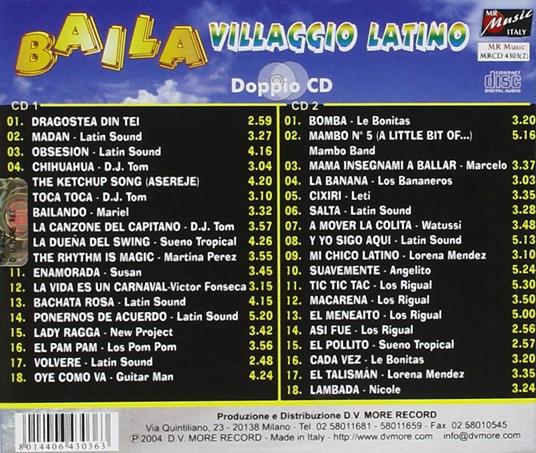 Villaggio latino - CD Audio - 2