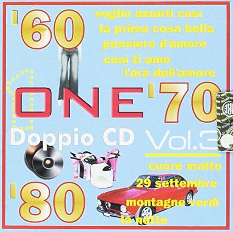 One '60 '70 '80 vol.3 - CD Audio