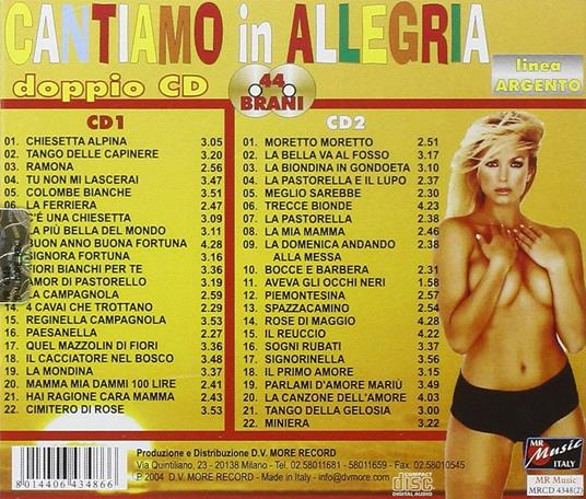 Cantiamo in allegria vol.1 - CD Audio - 2