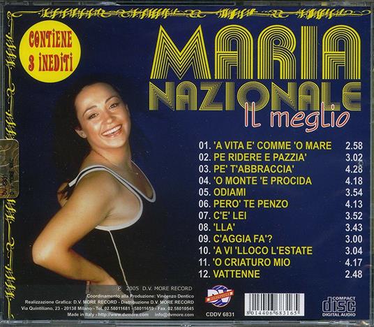 Ragione e sentimento - Il meglio - CD Audio di Maria Nazionale - 2
