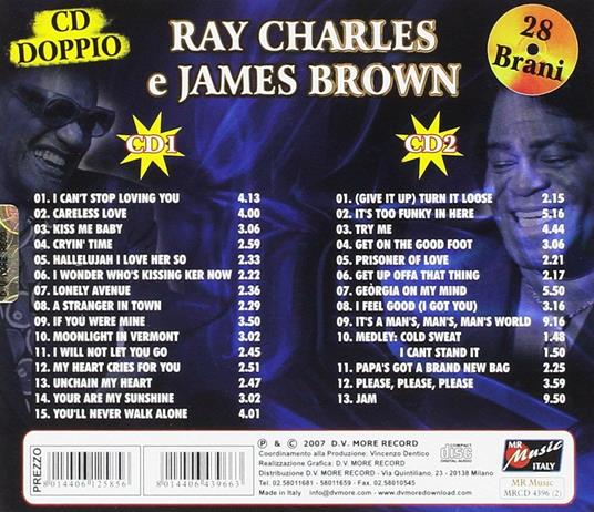 Best - CD Audio di James Brown,Ray Charles - 2