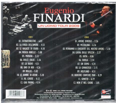 Un uomo. Tour 2009 - CD Audio di Eugenio Finardi - 2