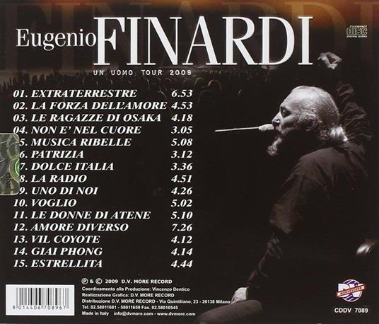 Un uomo. Tour 2009 - CD Audio di Eugenio Finardi - 2