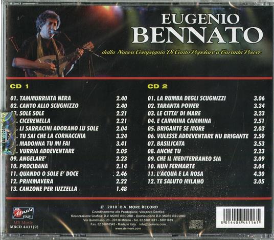 Dalla Nuova Compagnia di Canto Popolare - CD Audio di Eugenio Bennato - 2