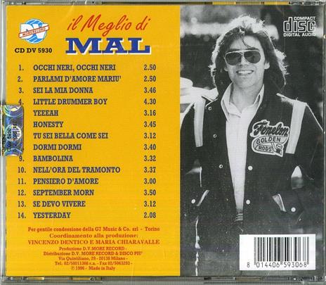 Il meglio - CD Audio di Mal - 2