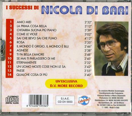 I successi - CD Audio di Nicola Di Bari - 2
