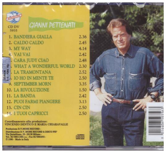 Bandiera gialla e tante storie - CD Audio di Gianni Pettenati - 2