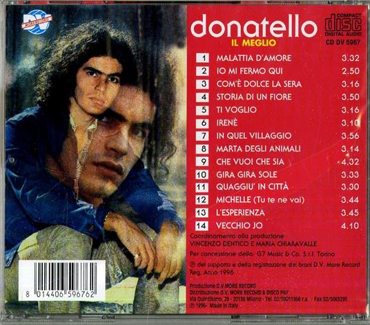 Il meglio - CD Audio di Donatello - 2