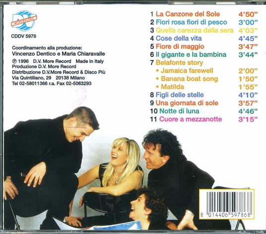 La canzone del sole - CD Audio di Quartetto Italiano - 2