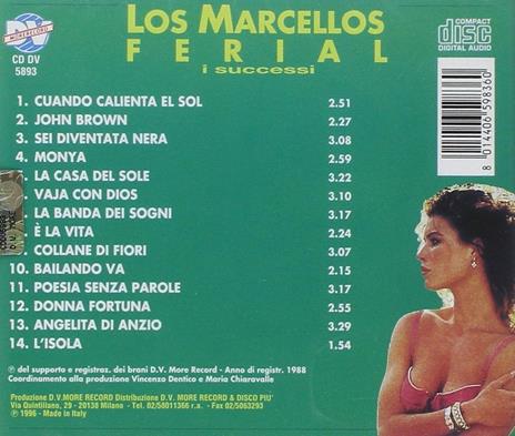 I successi - CD Audio di Los Marcellos Ferial - 2