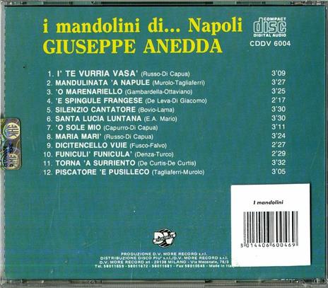I mandolini di Napoli - CD Audio di Giuseppe Anedda - 2