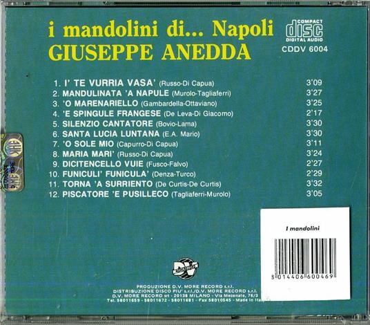 I mandolini di Napoli - CD Audio di Giuseppe Anedda - 2