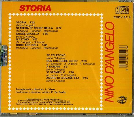 Storia - CD Audio di Nino D'Angelo - 2