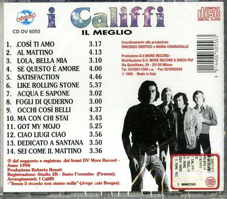 Il meglio - CD Audio di Califfi - 2