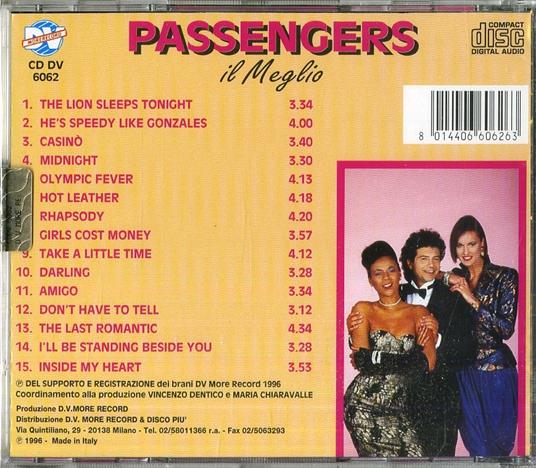 Il meglio - CD Audio di Passengers - 2