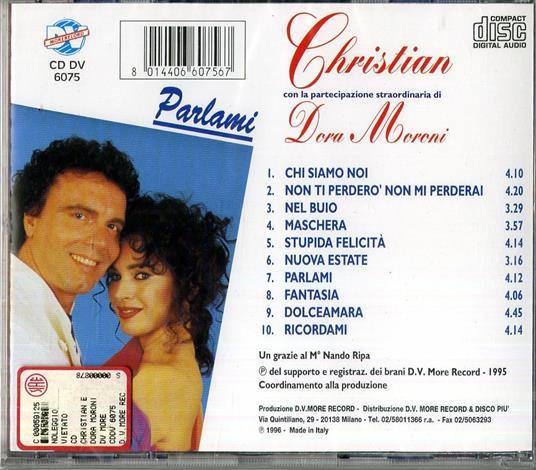Parlami - CD Audio di Christian,Dora Moroni - 2