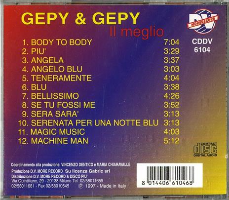 Il meglio - CD Audio di Gepy & Gepy - 2