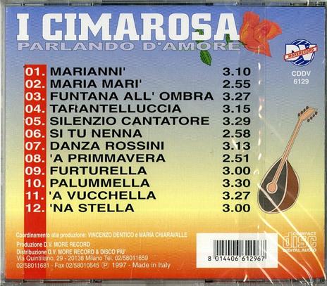 Parlando d'amore - CD Audio di Cimarosa - 2
