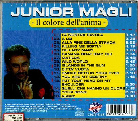 Il colore dell'anima - CD Audio di Junior Magli - 2