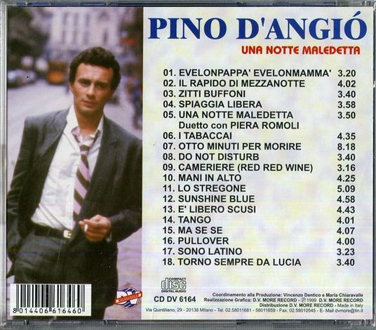Una notte maledetta - CD Audio di Pino D'Angiò - 2