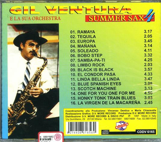 Summer Sax vol.4 - CD Audio di Gil Ventura - 2