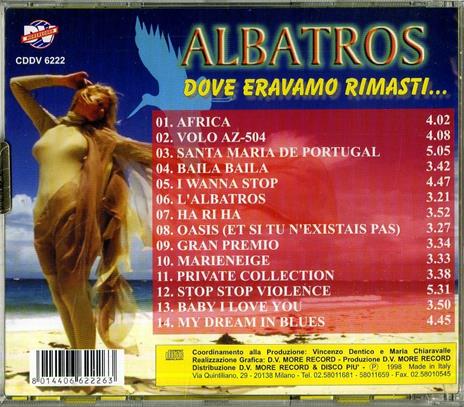Dove eravamo rimasti - CD Audio di Albatros - 2