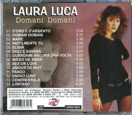 Domani domani - CD Audio di Laura Luca - 2