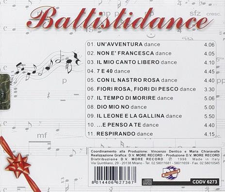 Battistidance - CD Audio - 2