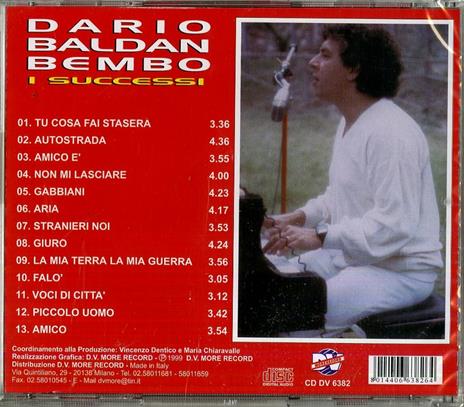 I successi - CD Audio di Dario Baldan Bembo - 2