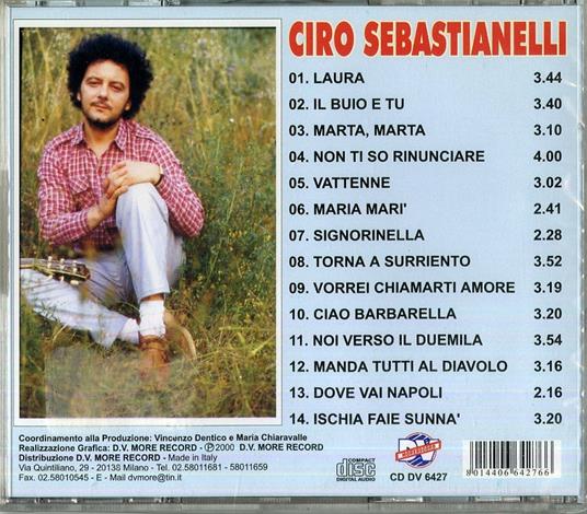 Ciro Sebastianelli - CD Audio di Ciro Sebastianelli - 2