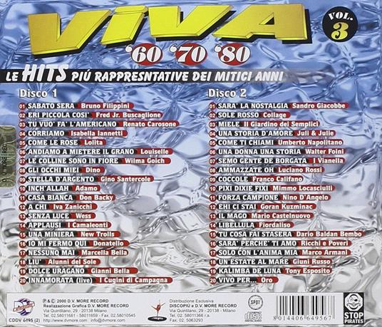 Viva 60 70 80 vol.3 - CD Audio - 2